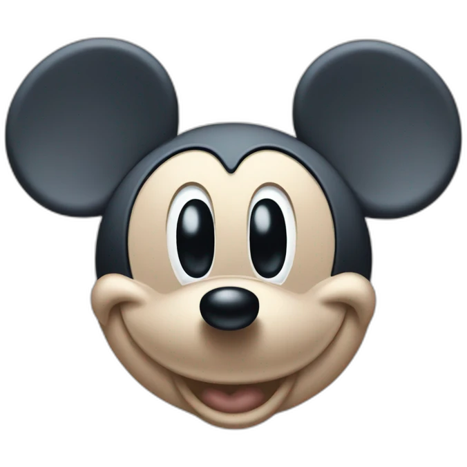 Mickey mouse abstrait emoji