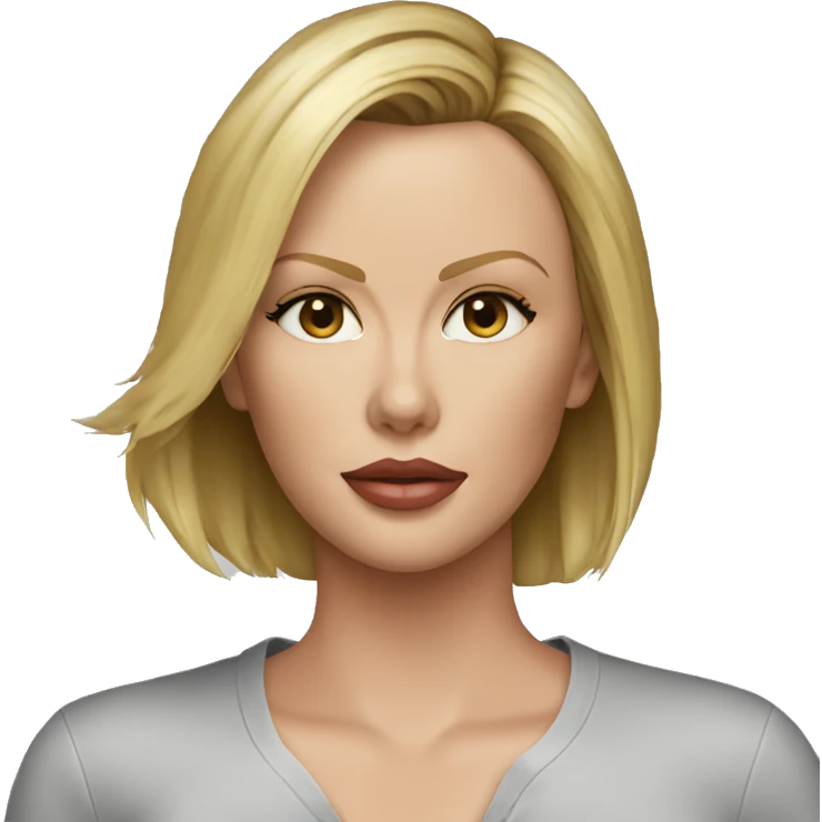ultra realistic charlize theron wearing shirt emoji