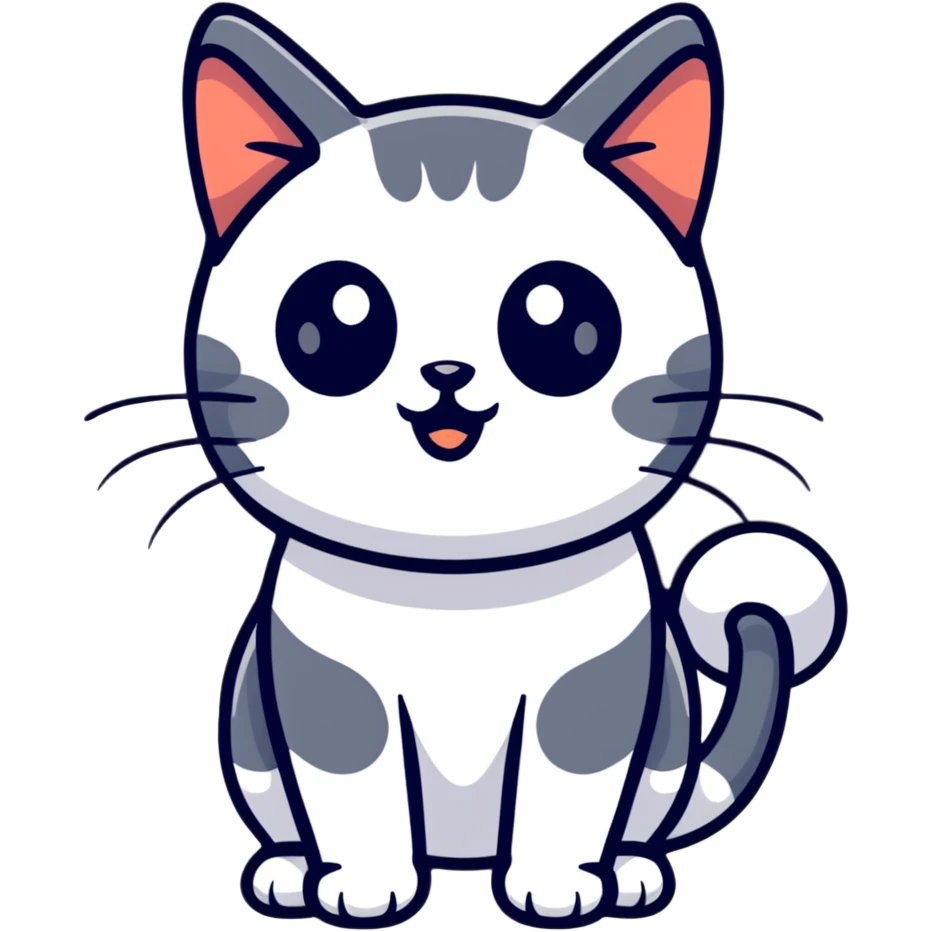 Gato sorprendido  emoji