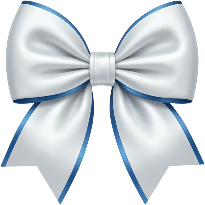 White bow emoji