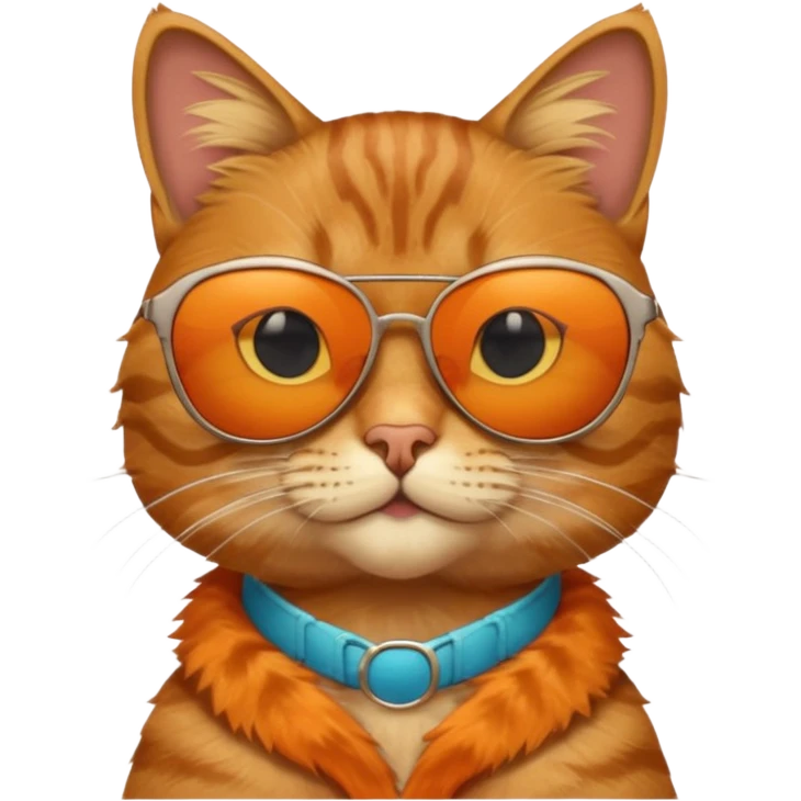 Cat wearing sunglasses emoji
