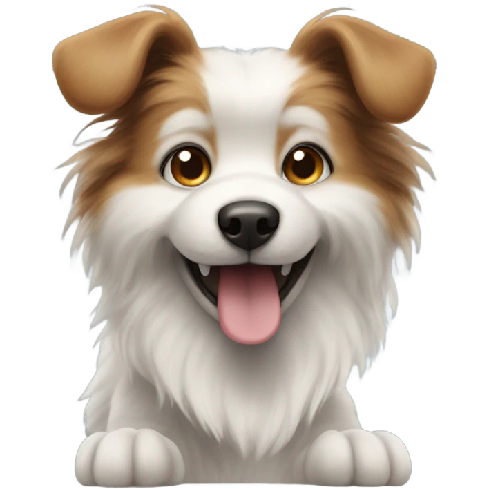 Cute dog emoji