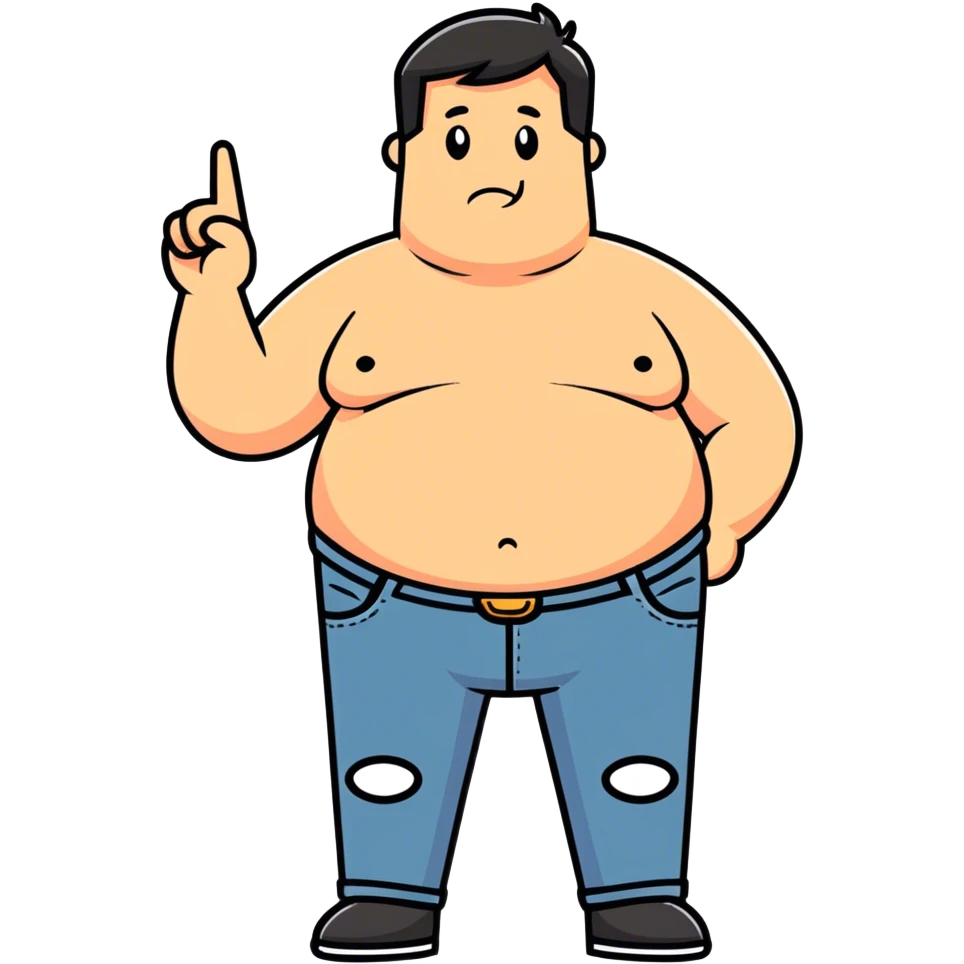 pregnant man sticking up the middle fonger emoji