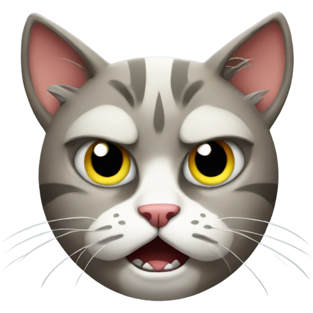 angry drunk cat emoji