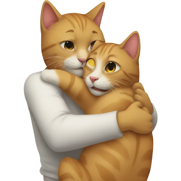 cat hug emoji