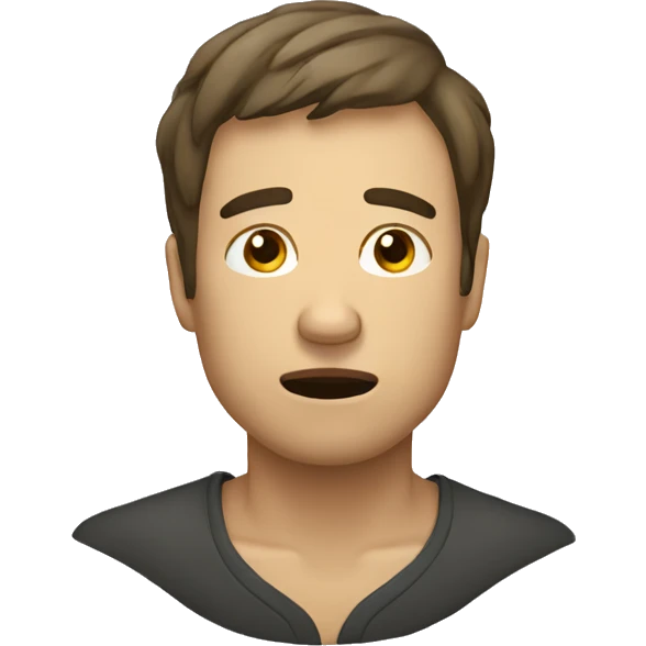 Homme qui pleure  emoji