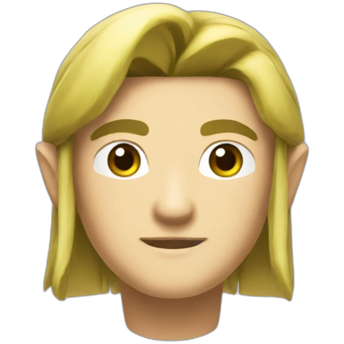 Link head from Legend of zelda emoji