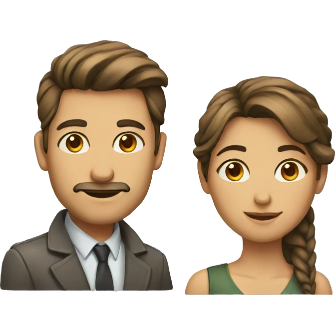 man and woman emoji