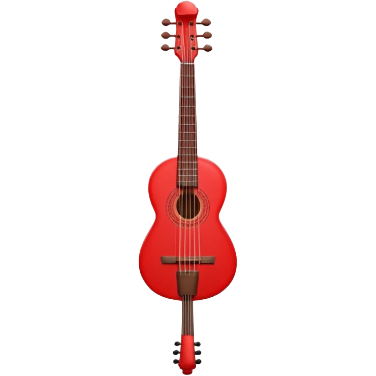 Create a long thin straight red string  emoji