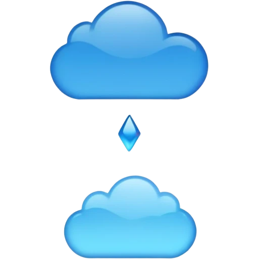 Blue emoji