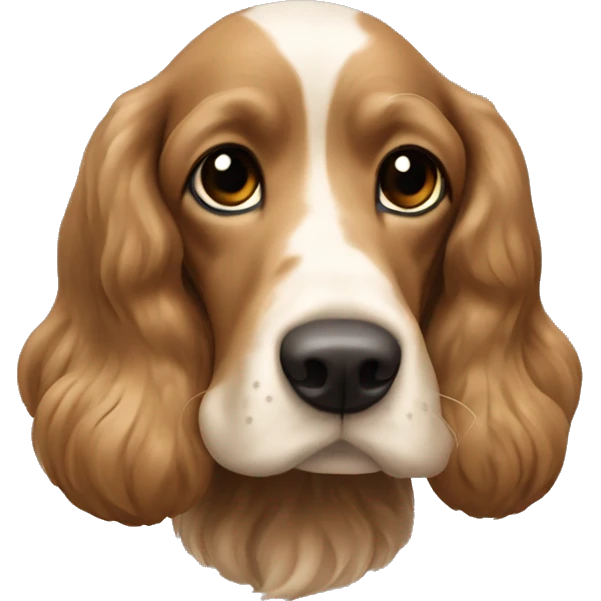 Inglish cocker spanier light brown  emoji