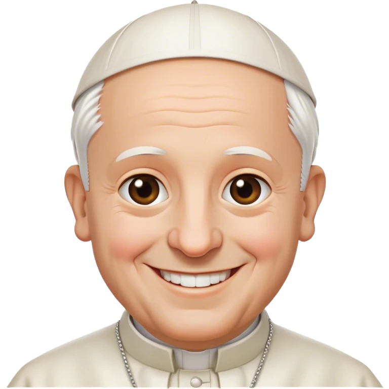 Pope smiling emoji emoji