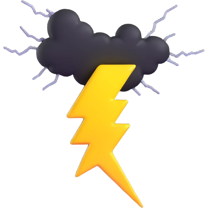lightning bolt emoji