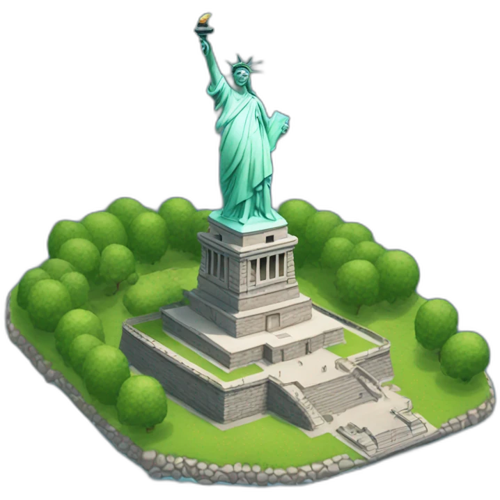 liberty island emoji