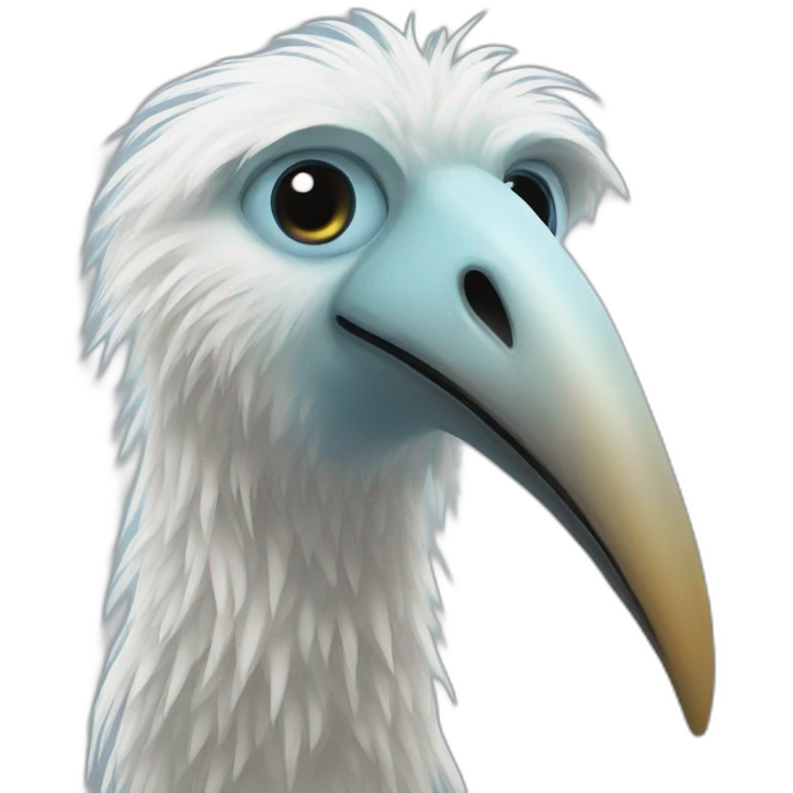 yetti bird long nose emoji