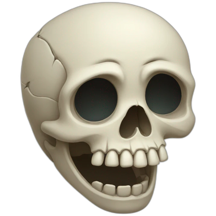 crying skull emoji