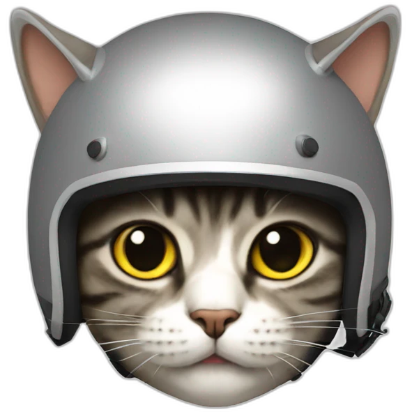 cat in helmet emoji