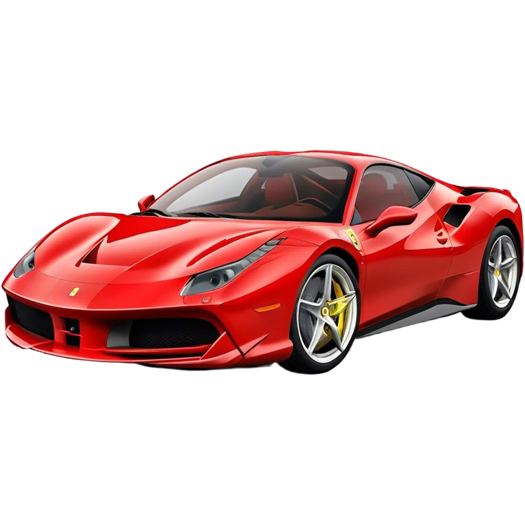 Ferrari 488 GTB - Ferrari (Model Year: 2020) (Iconic colour: Red) emoji
