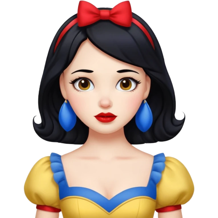 Snow white with dick emoji