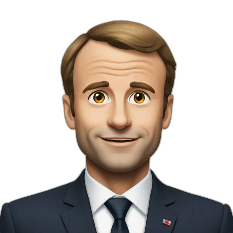 Macron sur Brigitte emoji