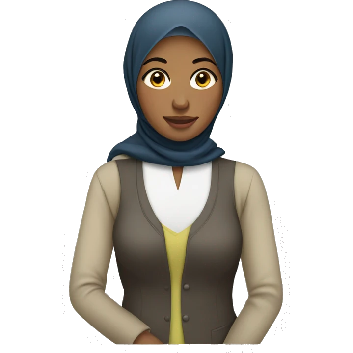 muslim women home work emoji