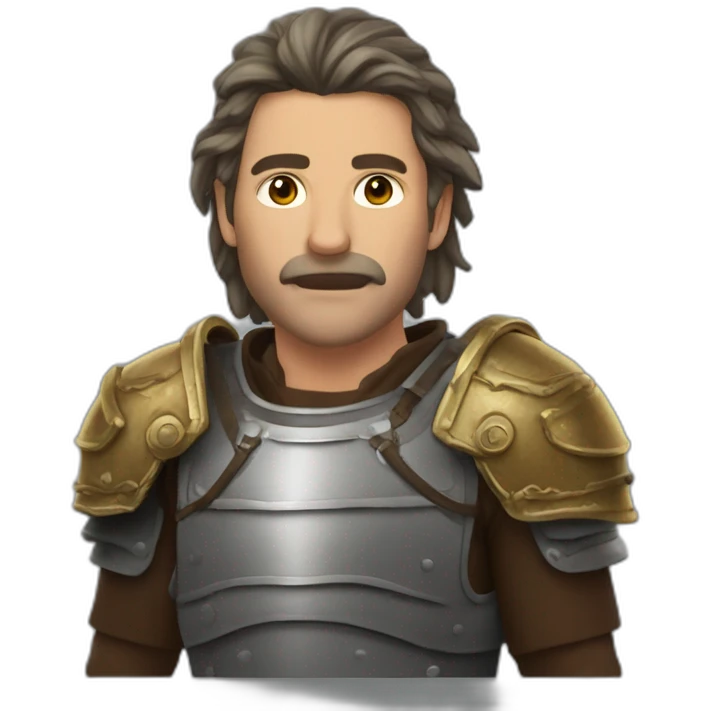 Un sanglier avec une armure en fer emoji