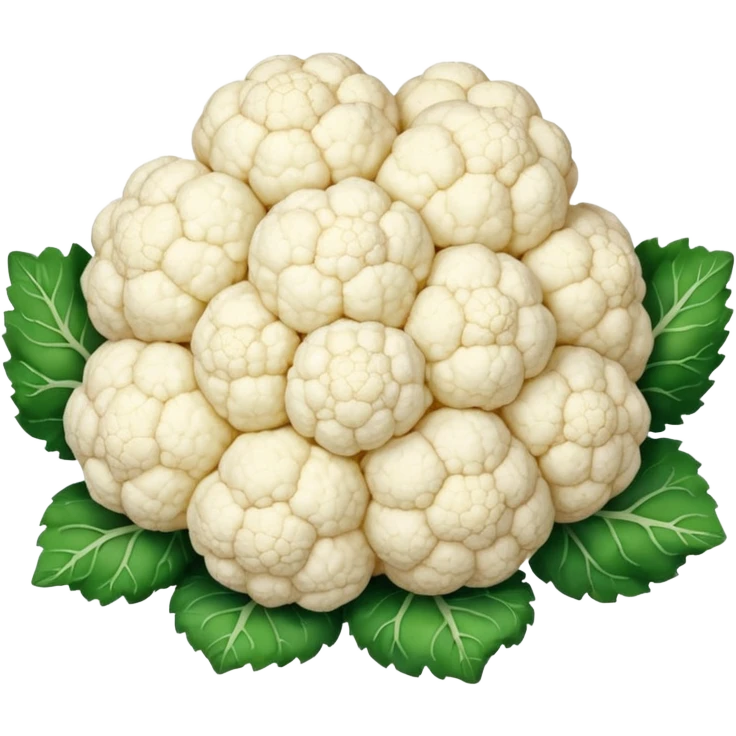 small cluster of irregular cauliflower-like kefir grains with soft bumpy texture creamy white color lumpy slightly translucent uneven gelatinous living nature emoji