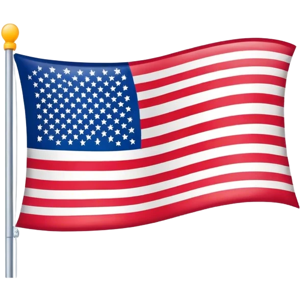 American Flag with the words "I-130" approved emoji