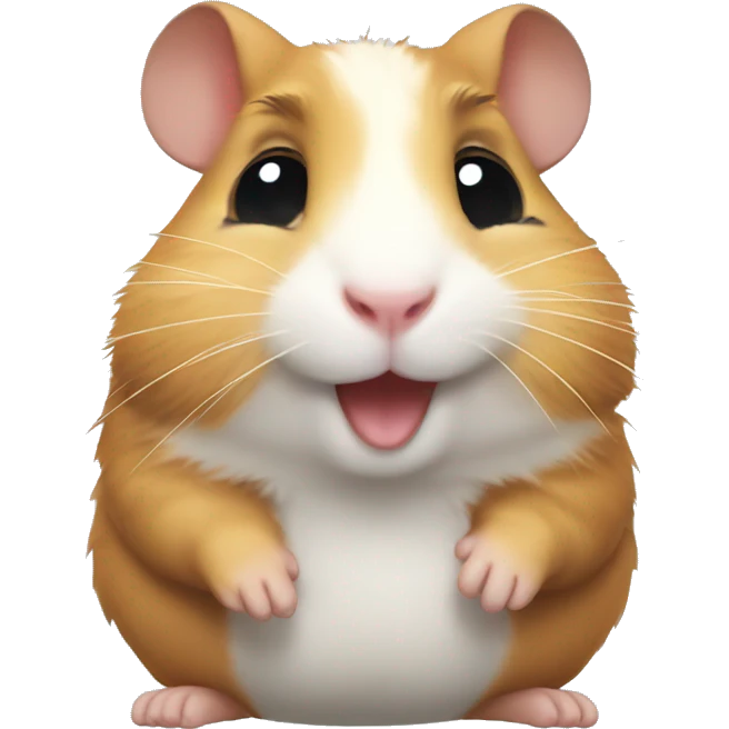 Hamster smirking emoji