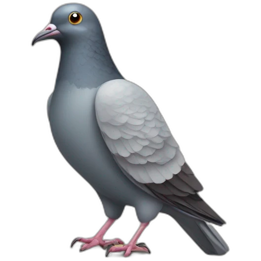 pigeon with knifes emoji