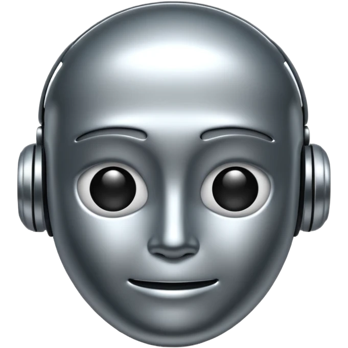 artificial intelligence or chatbot concept as an emoji emoji
