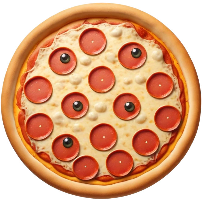 Pizza with eyes  emoji