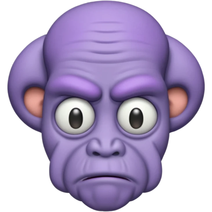 Squidward is moody emoji