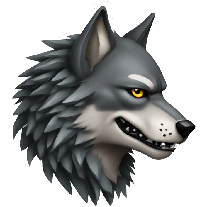 Wolf terminator art emoji