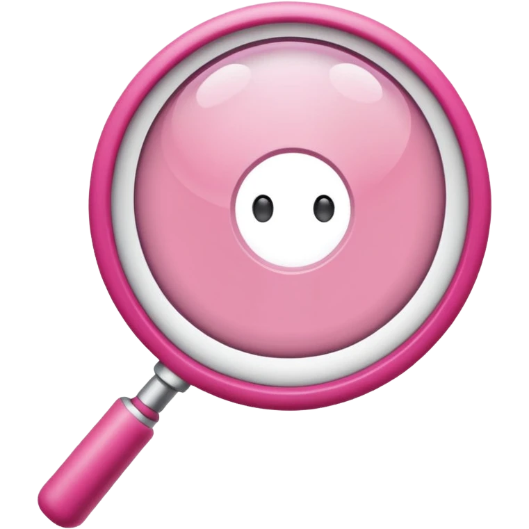 mix light pink dark pink and white girly internet wifi with a magnifying glass\ emoji