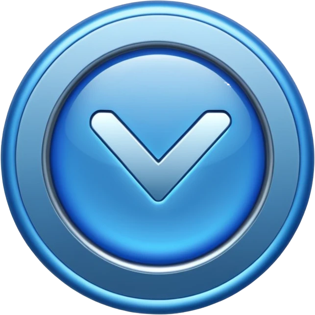 Blue tick verification mark emoji