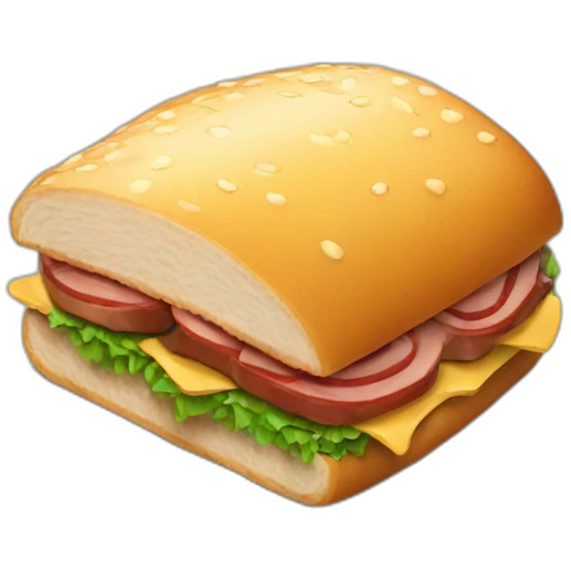  rib sandwich  emoji