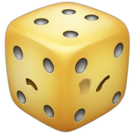 Dice like brains emoji