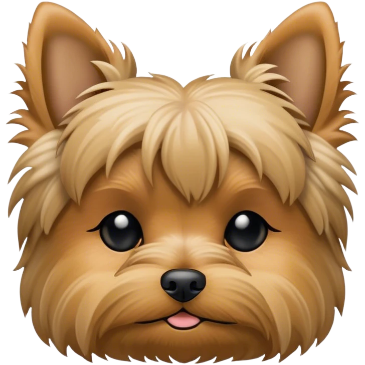 Sleeping yorkie emoji