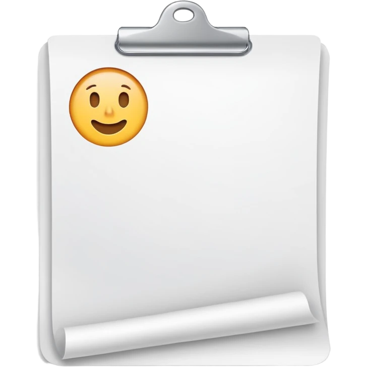 Job application paper emoji