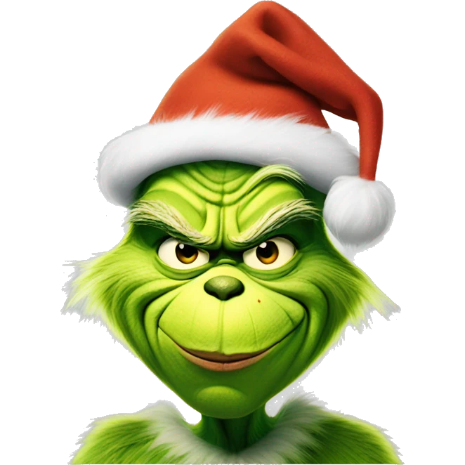 The grinch emoji