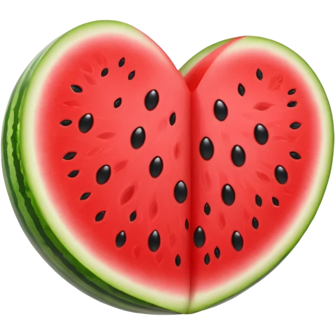 heart watermelon emoji