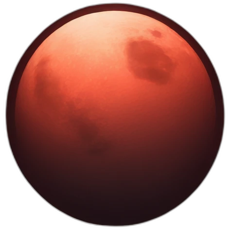 Red moon emoji