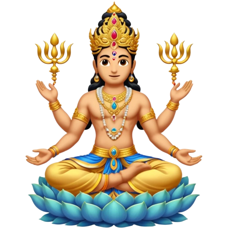 combined form of Bhagwan Vishnu 10 avatars. emoji