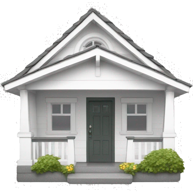 Bungalow White emoji
