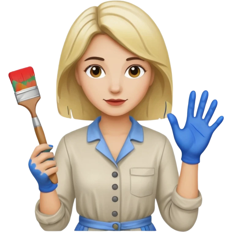 woman painter emoji