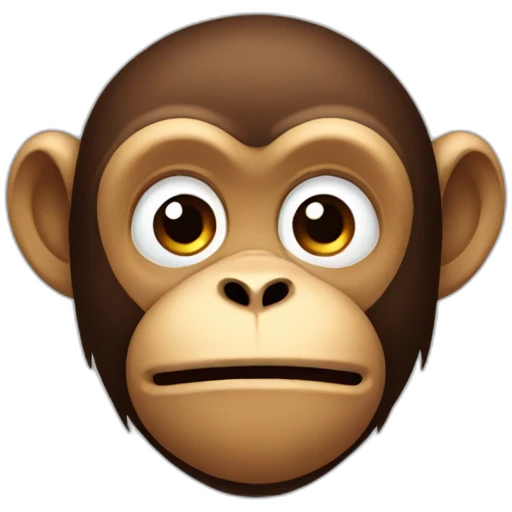 Monkey creeps  emoji