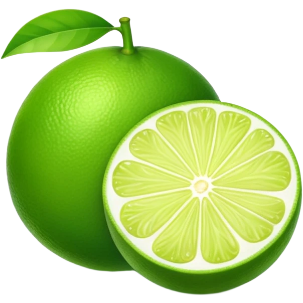 lime eating lime emoji