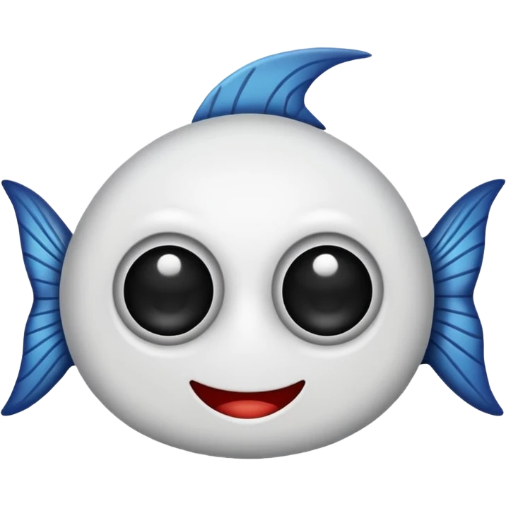 ios fishbone emoji x eyes emoji