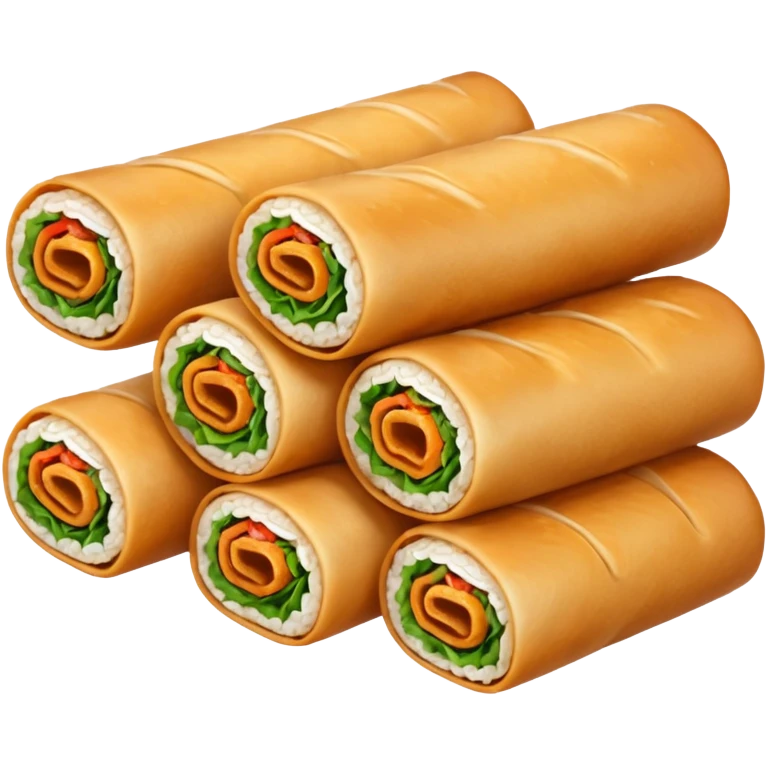 spring rolls vector emoji